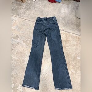 Good American Straight Leg Jeans in Dark Wash Blue